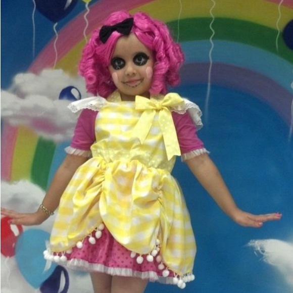 Lalalopsy pink sugar cookie wig cosplay costume comic-con hello kitty wear - Picture 3 of 5